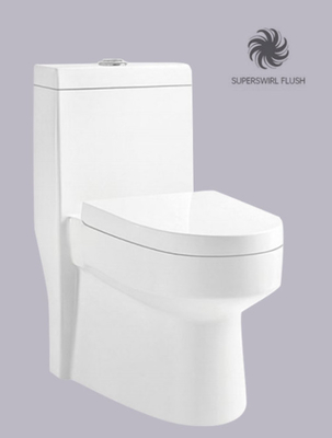 Επίπεδη συντήρηση φιλιππινέζικο Watercloset ISO9001 νερού αποχωρητηρίων Siphonic Superswirl